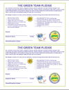 Green Team Pledge Card